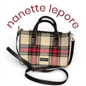 Nanette Lepore Plaid Crossbody Purse/Handbag
